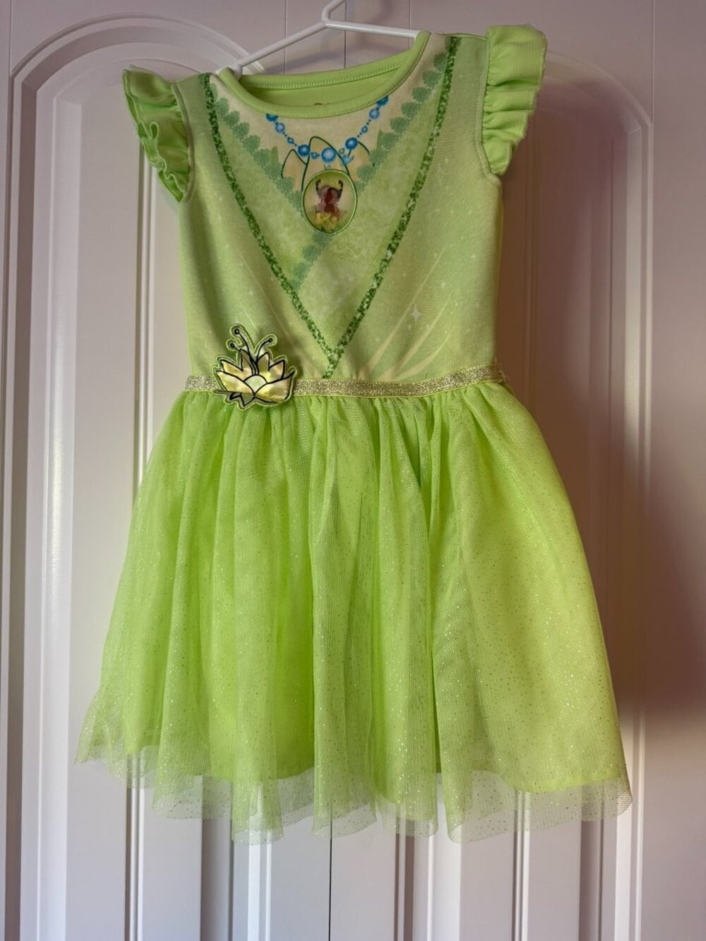 The Princess and the Frog Tiana Princess Play Dress Size XS(4-5)